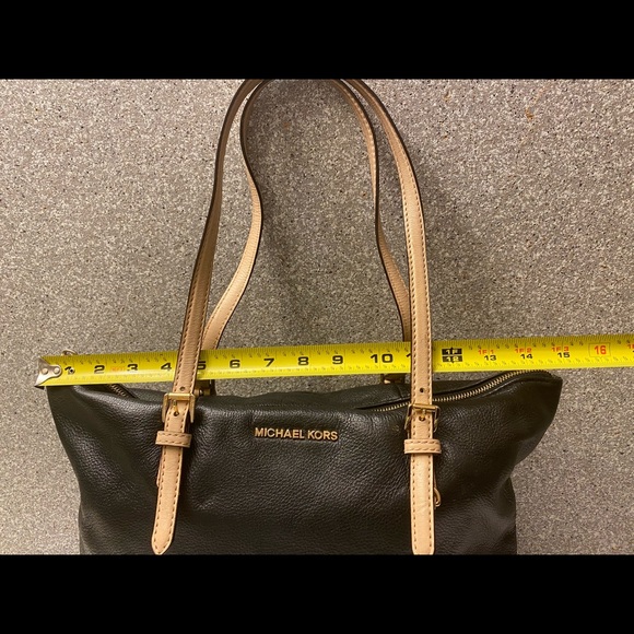 Michael Kors Soft Leather Tote Shoulder Bag Carryall - Picture 7 of 9